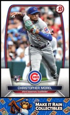 Christopher Morel 2023 Bowman #34 Chicago Cubs Rookie RC