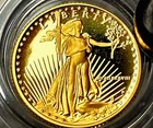 * 1988-P* American Gold Eagle Proof Coin, 1/10 oz ($5)- 1st Year of PROOF Eagle!