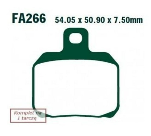 EBC Brakes Plaquettes de frein Plaquettes de freins FA266HH - Photo 3/7