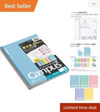 Campus Notebook, Dot B 6mm Ruled, Semi-B5, 30 Sheets, 35 Lines, Pack of 5, 5 ...