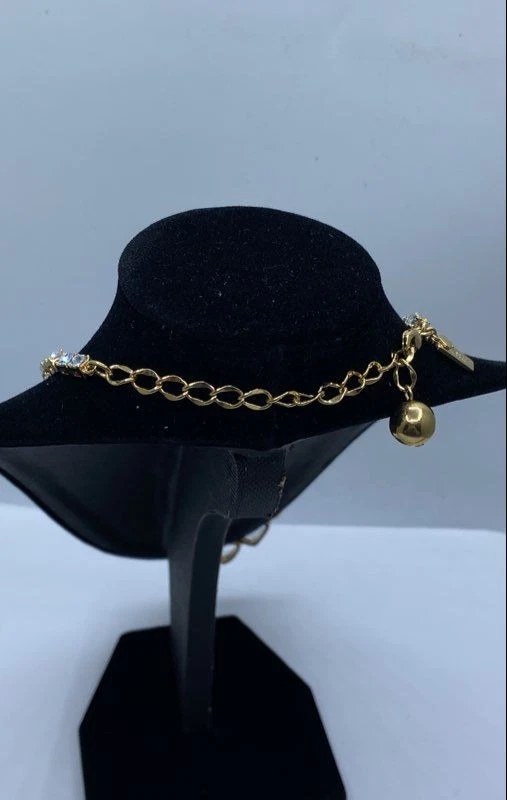 Collar tenis Kate Spade tono dorado cristal transparente 44,6 g Foto 4 de 4