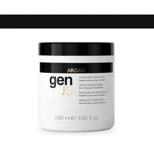 genUS Hair Mask 1000ml – Argan, Garlic, Keratin, Restoring – Deep Treatment