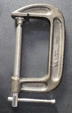 4" Heavy C-Clamp Drop Forged Steel 2.25” Throat Depth Vermont American 70154
