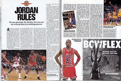 1990 OCTOBER Inside Sports basketball magazine Michael