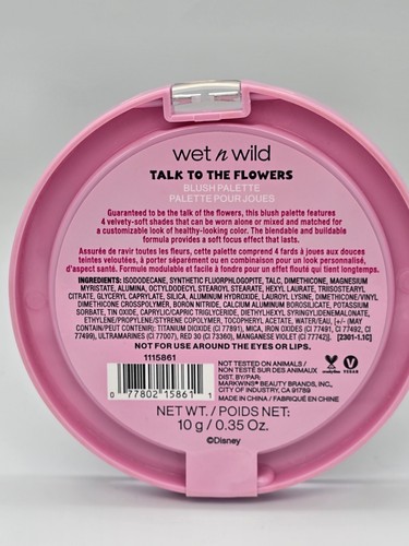 Wet n Wild Disney Alice In Wonderland Blush Palette Talk To The Flowers 1115861 - Picture 3 of 3