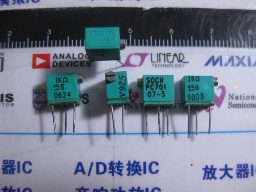 1X 1240X 1K 5% Trimmer Resistors Through Hole 1Kohms 1/4w 5% Y50531K00000J0L