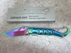 Scuba & Climber's COMPANION TITANIUM BLADE Carabiner Spring Belt Clip LINERLOCK — photo 2