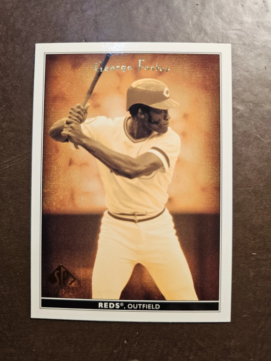 2002 SP LEGENDARY CUTS - GEORGE FOSTER #29 CINCINNATI REDS LEGEND 