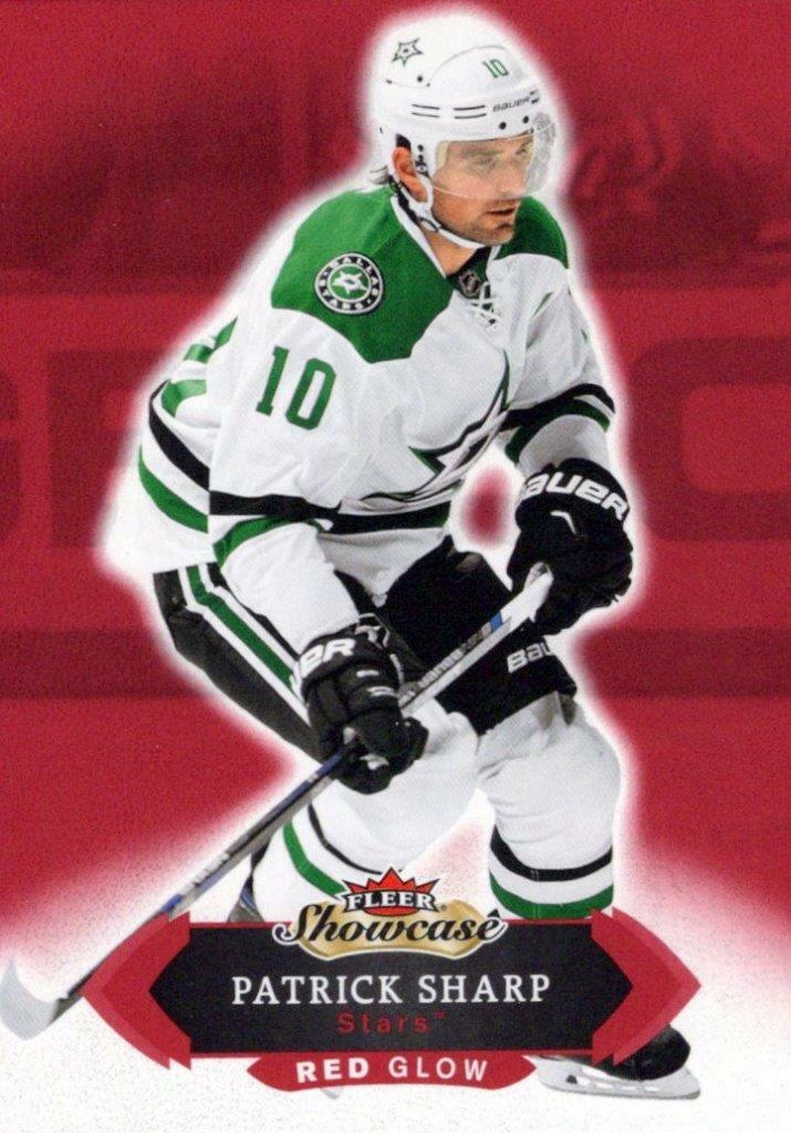 2016-17 Fleer Showcase Red Glow #93 Patrick Sharp Stars