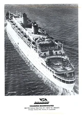 SS Amerikanis Chandris Line Greek Shipping Company To the Caribbean Sun Print Ad