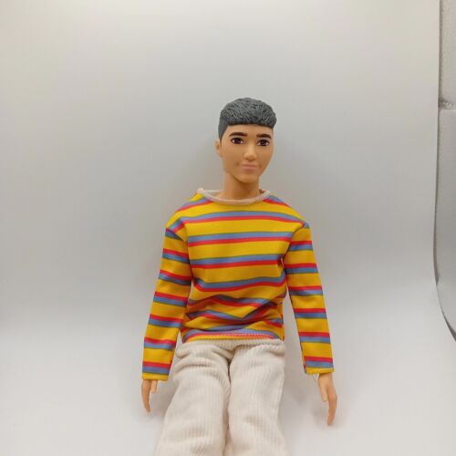 Modern Mattel Barbie Ken Fashionistas Fashion Doll Redressed Vintage Pants 12" - Picture 6 of 12