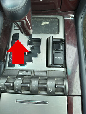 FITS: 08 - 15 LEXUS LX570 A/T SHIFTER LOCK RELEASE BUTTON COVER