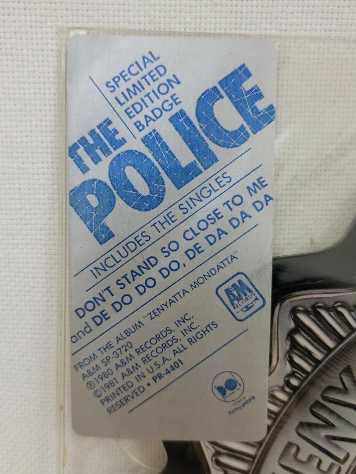 NEW The Police Special Limited Edition Badge Zenyatta Mondatta Vinyl 45 Free S/H - Image 2 of 4