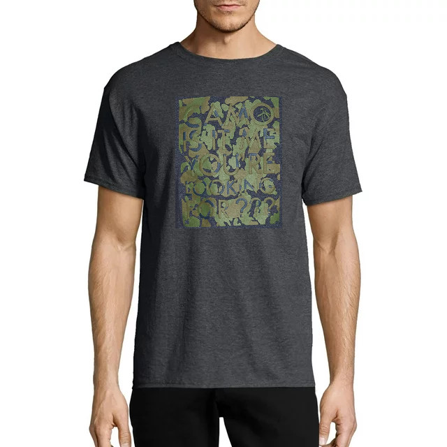 Оригинальная мужская камуфляжная футболка с виниловым рисунком Penguin размер M 5690₽