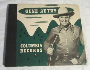 Gene Autry Self Titled Columbia Album Four 78 S Back In The Saddle Again Ebay