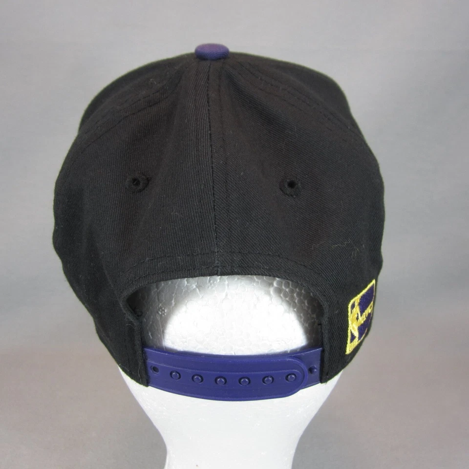 Los Angeles Lakers Snapback Hat Youth New Era 9fifty Hardwood Classics Purple - Image 3 of 4