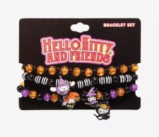 new Hello Kitty and Friends Halloween costume bead bracelet set official Sanrio