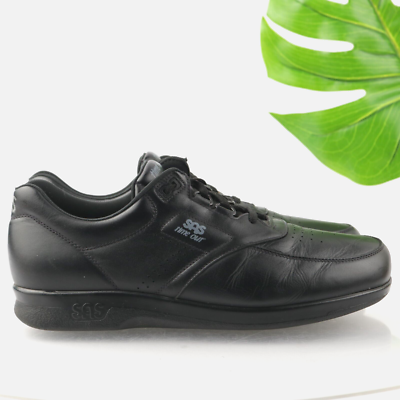 SAS Shoes Mens Bout Time Black Pebbled Moc Toe Oxford Walking Comfort‎ Read Bout Time Lace Up Loafer | SAS Shoes main image 3