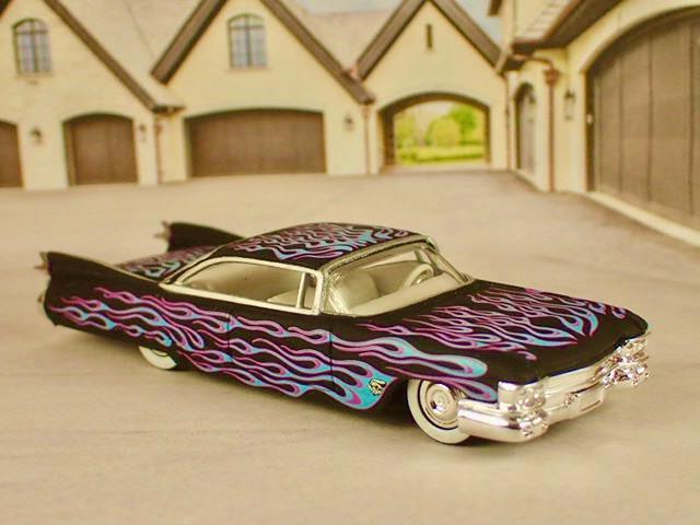 ミニカー 1959 CADILLAC COUPE DEVILLE w/ 1959 Cadillac Coupe DeVille Red 1/24 Diecast Model Car by
