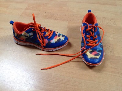 s.Oliver Schuhe, Turnschuhe, Sneakers, Sportschuhe Gr. 37 blau, orange Neu !!