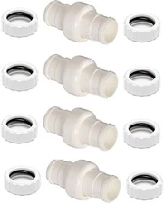 4PK 360 Pool Cleaner Hose Swivel 9-100-3002 & Hose Nut 9-100-3109 Combo Kit