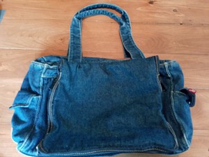 jean diaper bag