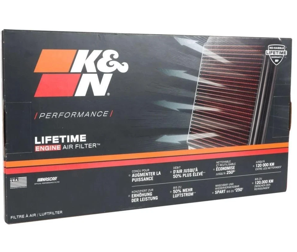 K&n Filtres à Air KA-1406 pour Kawasaki ZZR GTR 1400 B A D C E 2006 - 2017 - Photo 2/2
