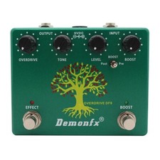 Demonfx  DF8 Overdrive + Booster Guitar Effect Pedal Fast US Ship