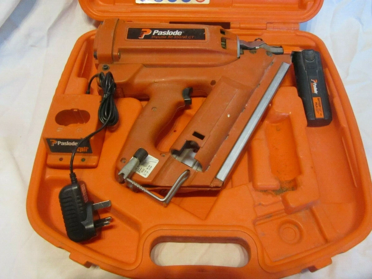 Paslode Impulse IM 350 90 CT Nail Gun Needs New Battery