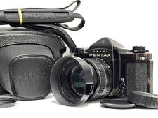 Rare [Original BLACK] Pentax SV Film Camera SMC Takumar 55mm f1.8 From JAPAN