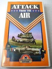 1987 ATTACK FROM THE AIR THE MEMPHIS BELLE & THUNDERBOLT CLAMSHELL VHS TAPE