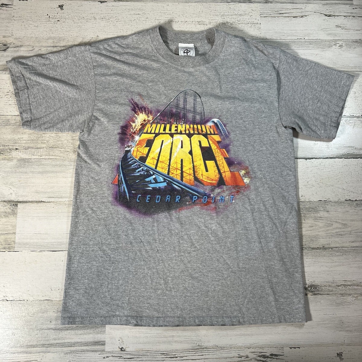 【Raucohouse】Millennium run printing pigment t-shirt Raucohouse