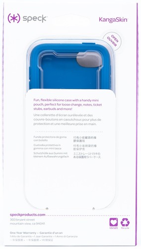 Speck Kangaskin Blue Soft Touch Case for iPod Touch 5th Generation Device - Picture 2 of 2