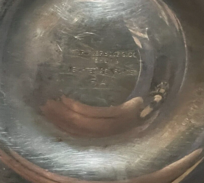 ROGERS---PLATA ESTERLINA----4 CANDELABRO 7/8" CON GLOBO DE VIDRIO GRABADO Foto 2 de 3