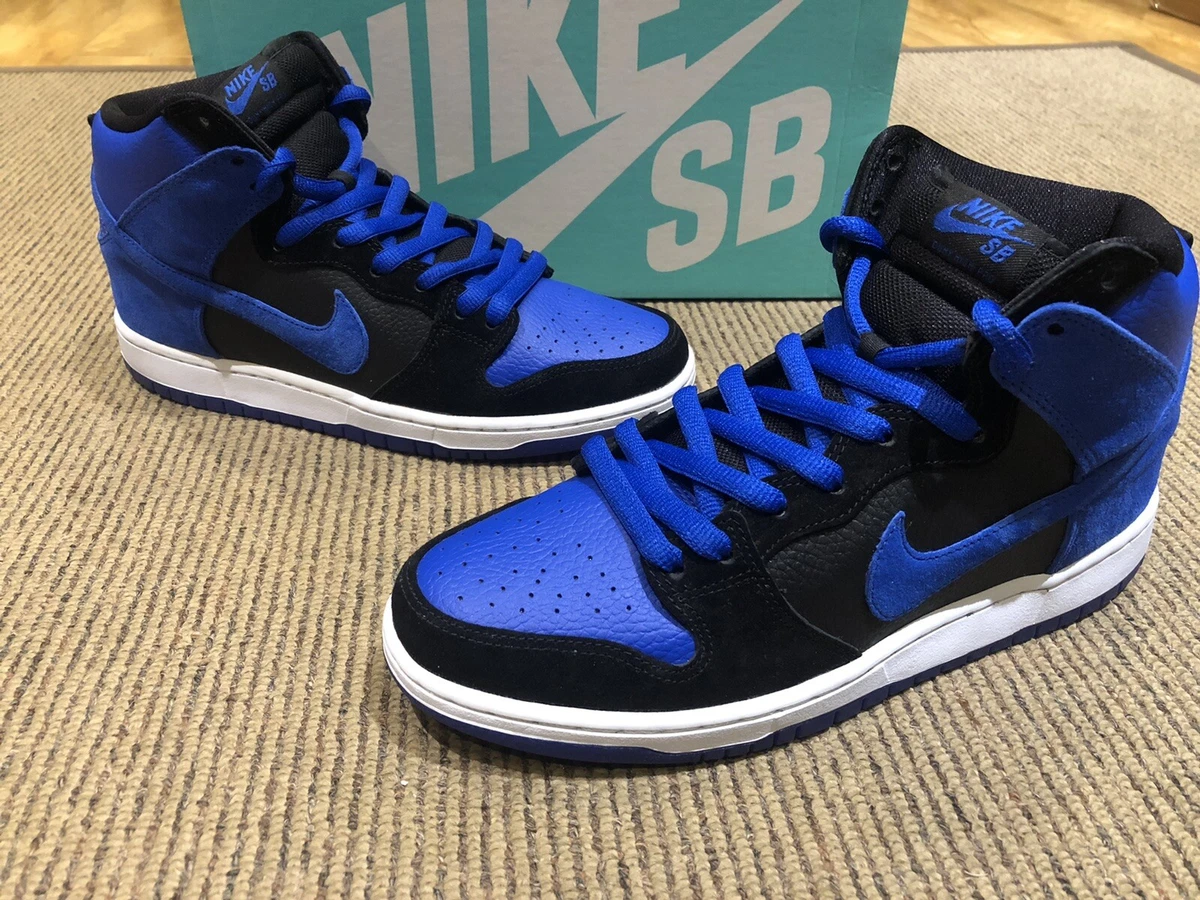 NIKE SB DUNK HIGH PRO J-PACK ROYAL BLUE/ BLACK/ WHITE 305050-018 SIZE 10 US