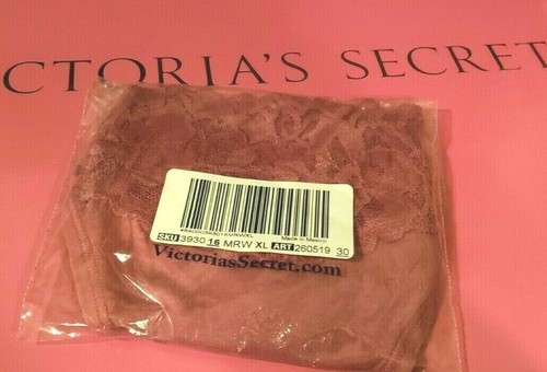 Victoria's Secret Lace Waist Thong Panty Dusty Pink Sz XLarge - Picture 4 of 4