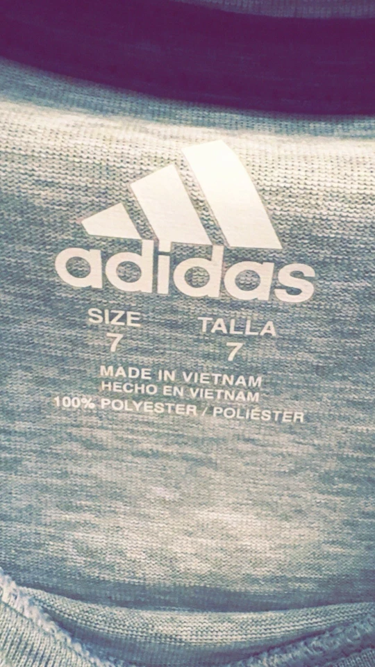 Adidas Camiseta de Baloncesto Manga Larga Gris y Naranja #Ropa Infantil Foto 2 de 4