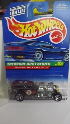 1998 Hotwheels Treasure Hunt Way 2 Fast No. 12 of 12 Card # 760 1/64 Scale