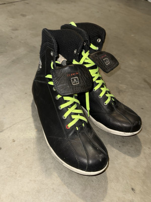 TCX Black Hightop Motocross Sneakers sz13