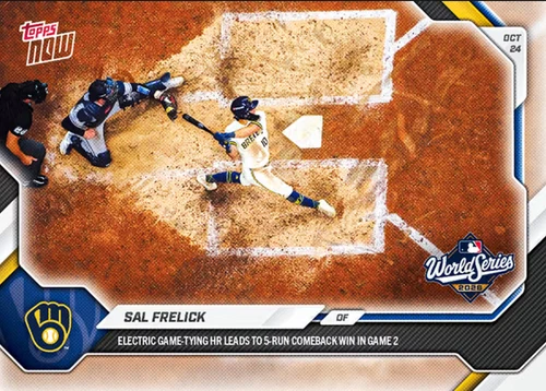Sal Frelick WORLD SERIES - 2026 MLB Topps NOW® - Brewers Card 817 PRE-SALE - product listing photo