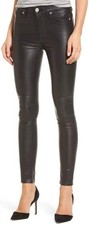 Women's Leather Pant Slim fit Skinny Real Leather Genuine Lambskin Pants 04