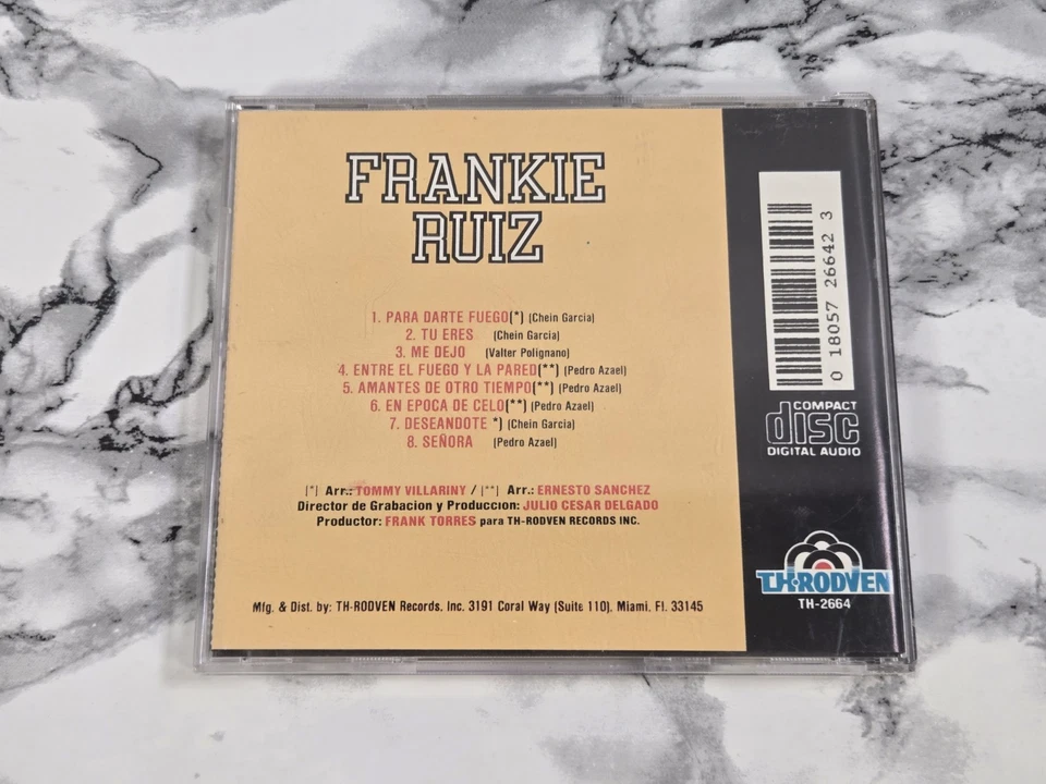 Frankie Ruiz - Mas Grande Que Nunca! (CD, 1989) TH-Rodven Records TH-2664 - Image 2 of 4