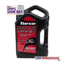 5 qt Torco TRCA191540LE 15W40 Synthetic Motor Oil Pack of 1 Performance Parts