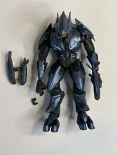 McFarlane Toys - Halo 3 Series 3 Blue Elite Combat *DAMAGED FINGER, Read Desc*