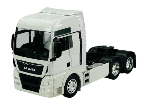 WELLY MAN TGX XXL 3 ACHS WEISS 1:32 DIE CAST METALL MODELL NEU IN BOX 22cm 32650