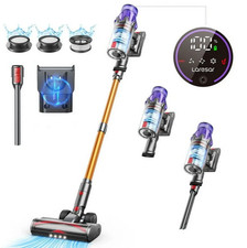 Laresar Akku staubsauger 60KPa 70 Min 8-in-1 Staubsauger Kabellos mit Duftpads