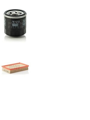 MANN-FILTER Inspektionspaket Filtersatz M Filtereinsatz Anschraubfilter für MH21