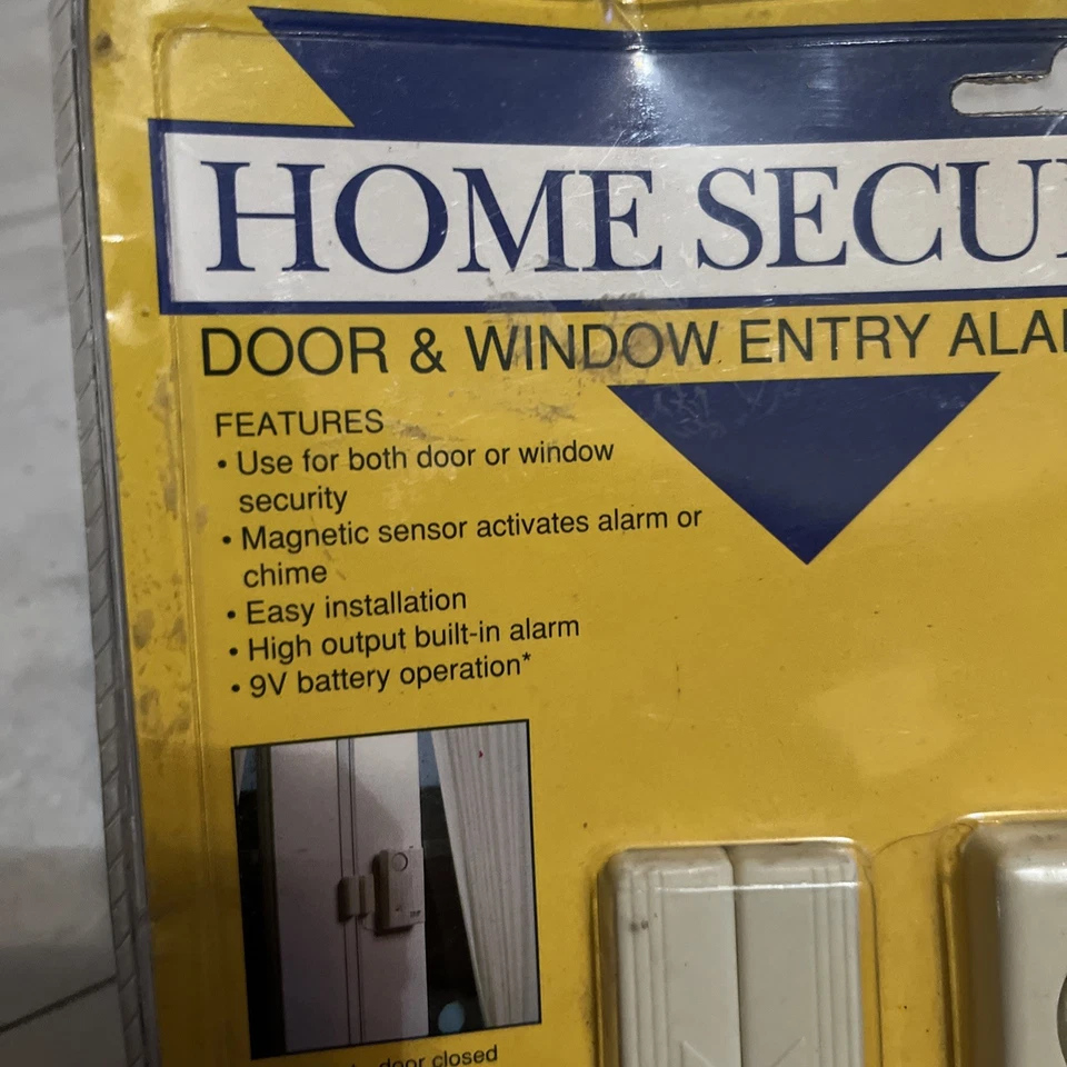 Vintage TechKo S083 Home Security Door Window Entry 120db Alarm Chime ~ New - Image 4 of 4