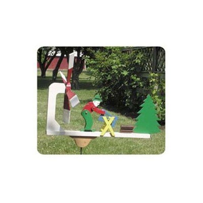 Woodcraft Project Paper Plan to Build Lumberjack Whirligig