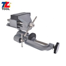 3" Universal Bench Vise Work Bench Clamp Vise 360° Swivel Tabletop Table Vise